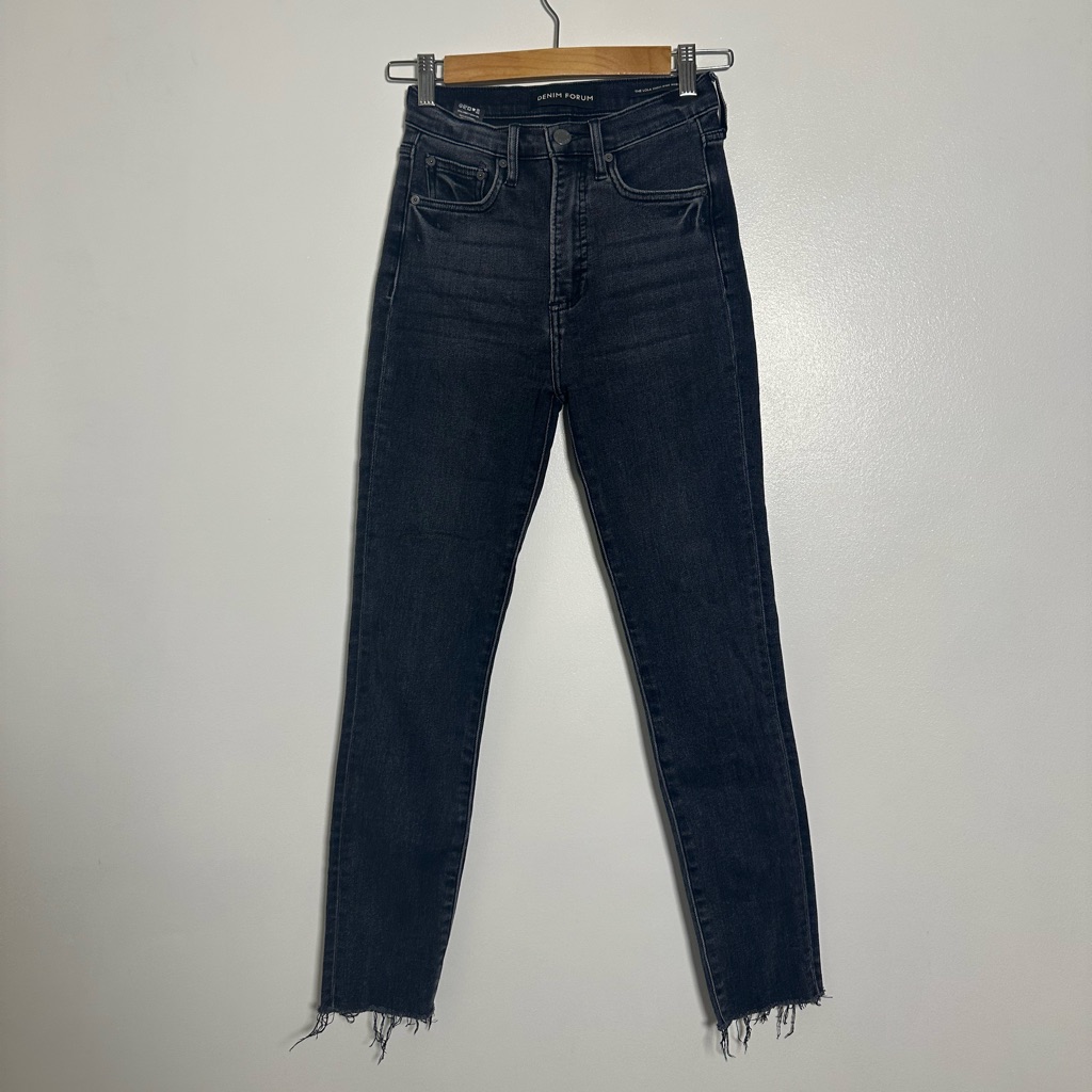 Denim Forum The Lola High-Rise Skinny Jeans - Size 24, Pre-Loved Excellent